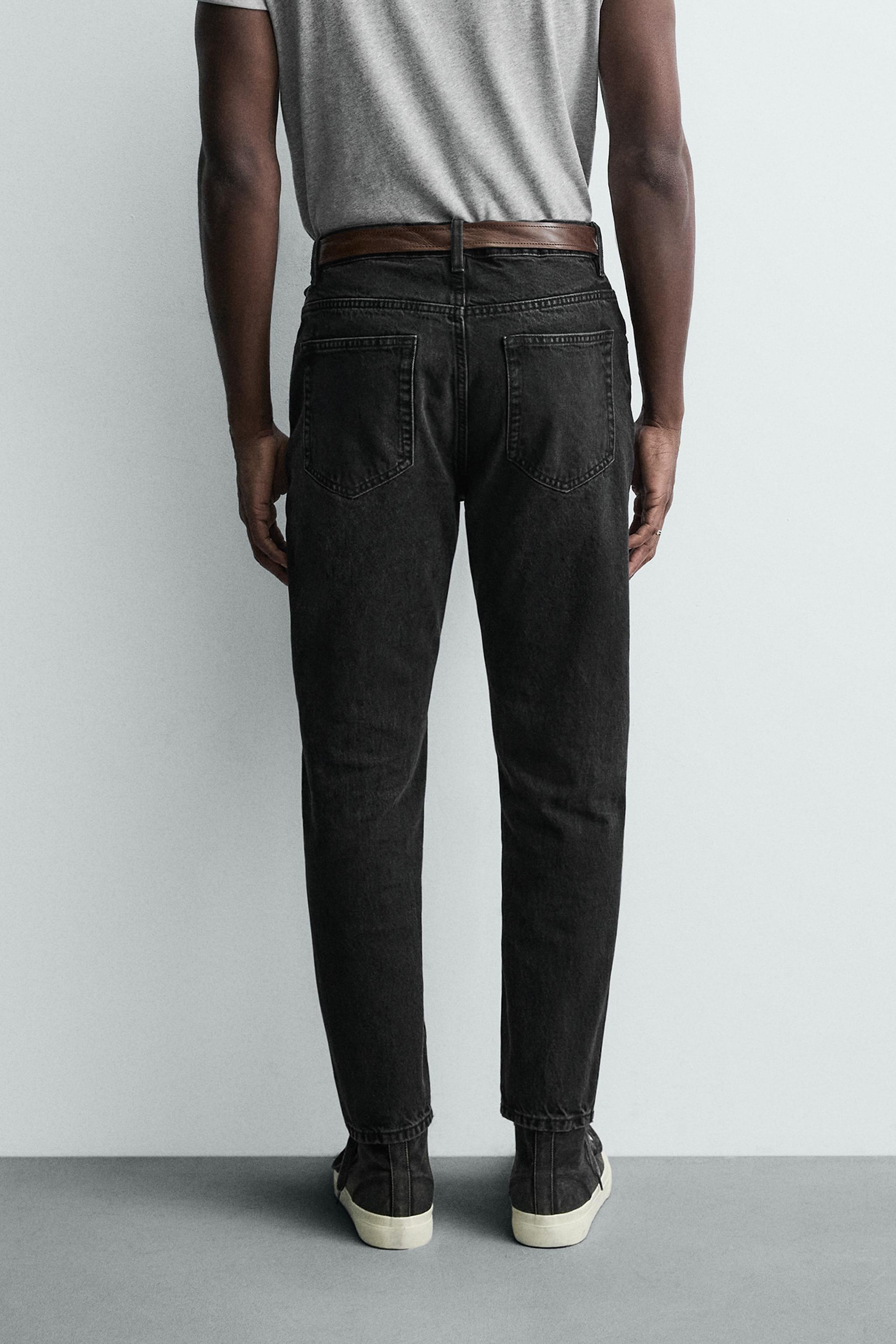 SLIM CROPPED FIT JEANS